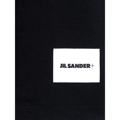 Jil Sander Black Cotton Organic T-Shirt - PER.FASHION