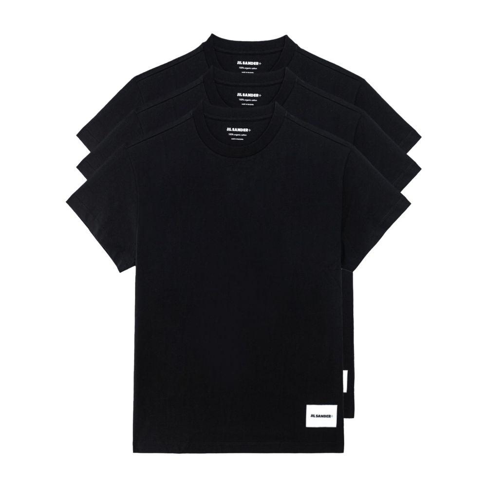 Jil Sander Black Cotton Organic T-Shirt - PER.FASHION