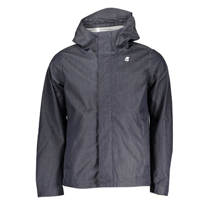 K-WAY Chic Blue Cotton Hooded Sports Jacket