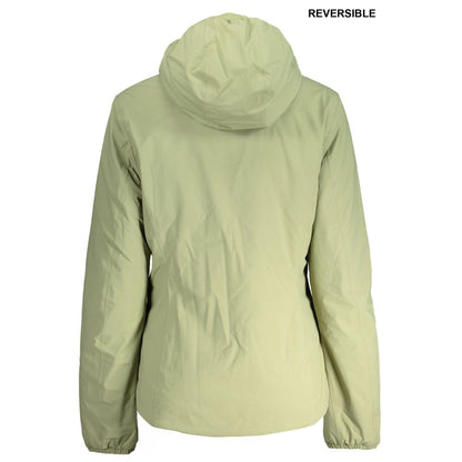 K-WAY Green Nylon Jackets & Coat women