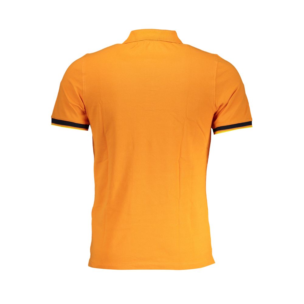 K-WAY Vibrant Orange Contrast Detail Polo