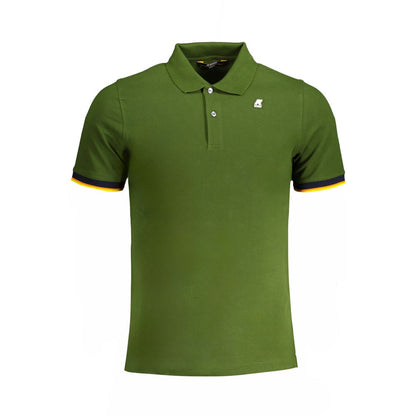 K-WAY Green Cotton Polo Shirt