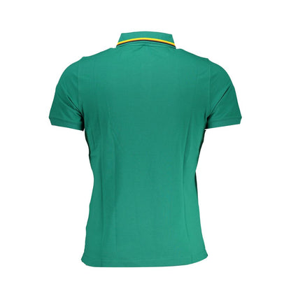 K-WAY Green Cotton Polo Shirt