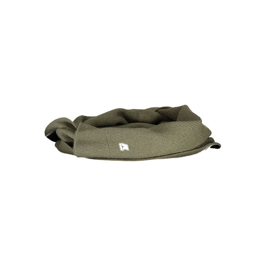 K-WAY Green 100 Wool Scarf