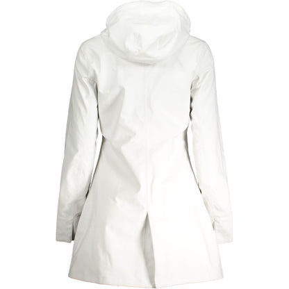 K-WAY White Polyester Jackets & Coat