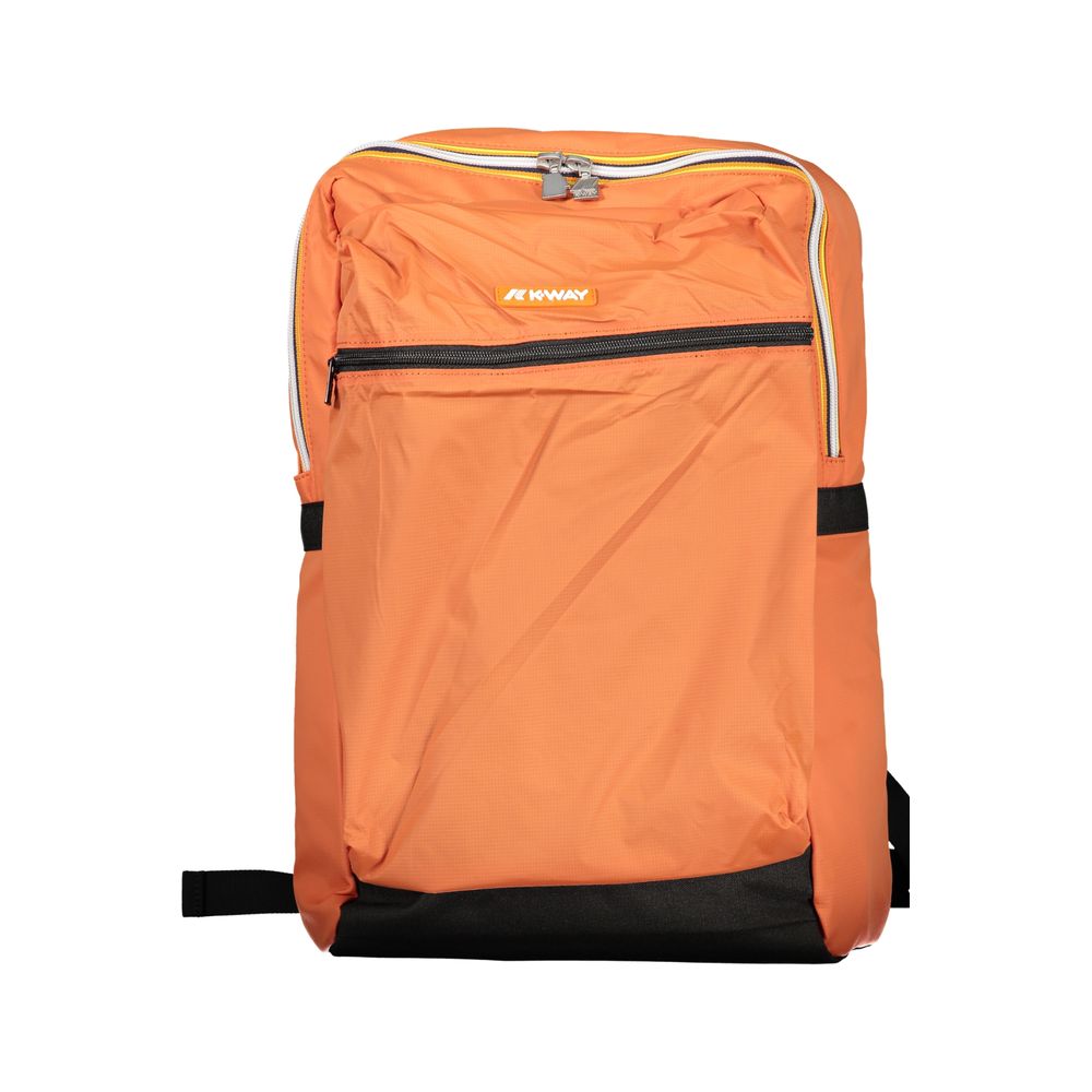 K-WAY Orange Polyester Backpack