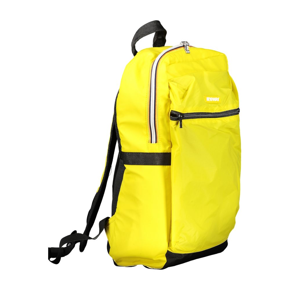 K-WAY Yellow Polyester Backpack