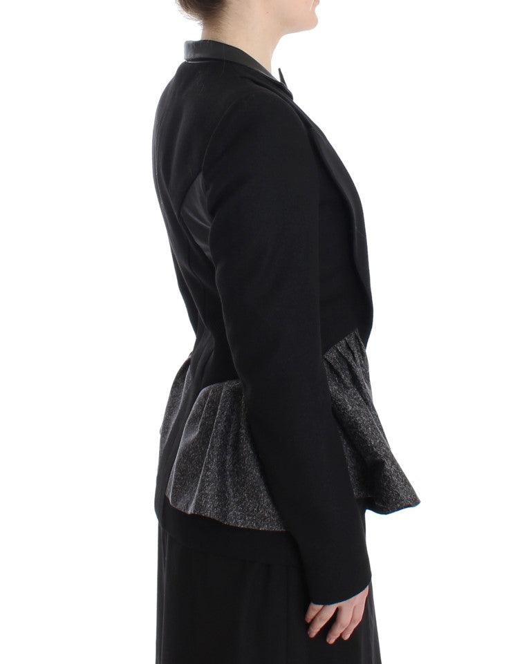 KAALE SUKTAE Elegant Monochrome Zippered Blazer Jacket - PER.FASHION