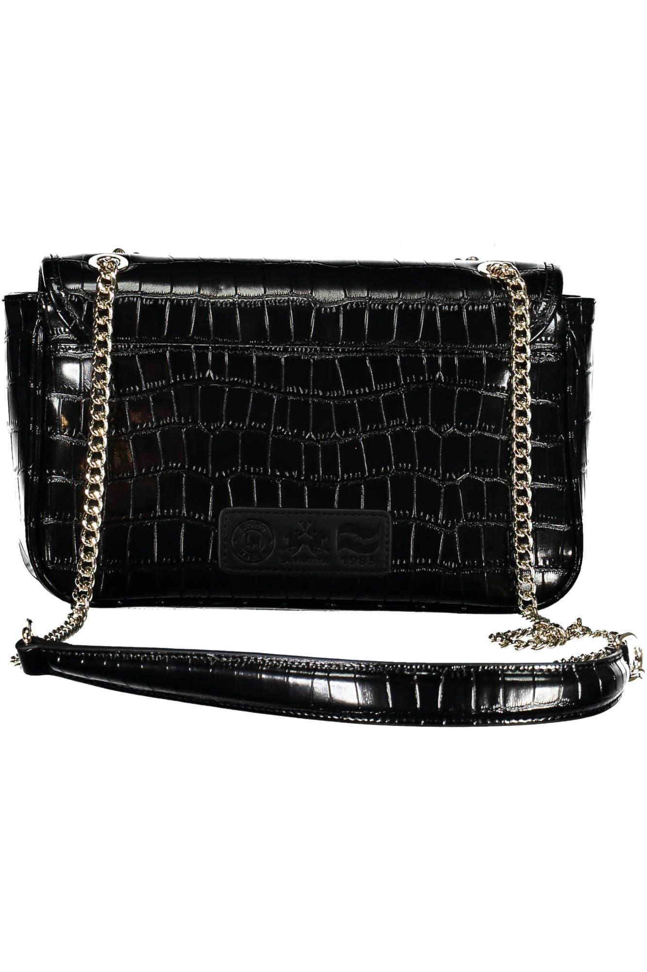 La Martina Elegant Chain Shoulder Bag with Contrasting Accents - PER.FASHION