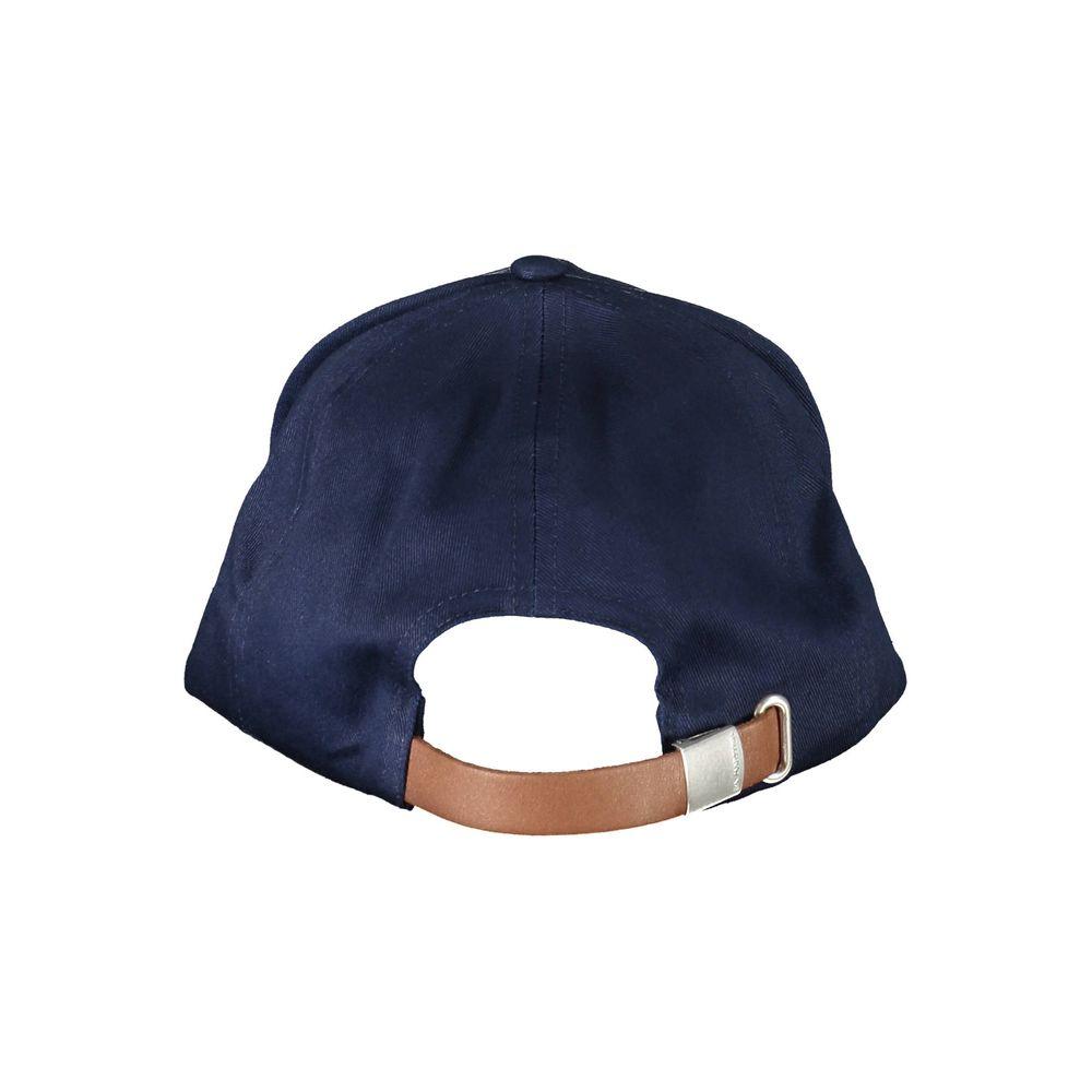 La Martina Blue Cotton Hats & Cap - PER.FASHION