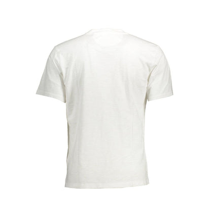 La Martina Элегантная белая футболка с карманами и вышивкой