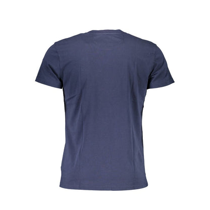 Синяя футболка La Martina Chic с вышитым логотипом, стандартный крой