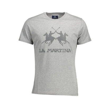 T-shirt girocollo elegante La Martina con stampa esclusiva