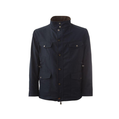 Lardini Elegant Wool Blue Men's Jacket - PER.FASHION