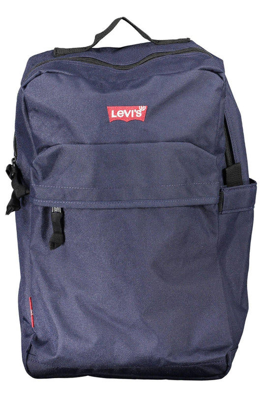 Levi's Chic Blue Urban Backpack with Embroidered Logo - PER.FASHION