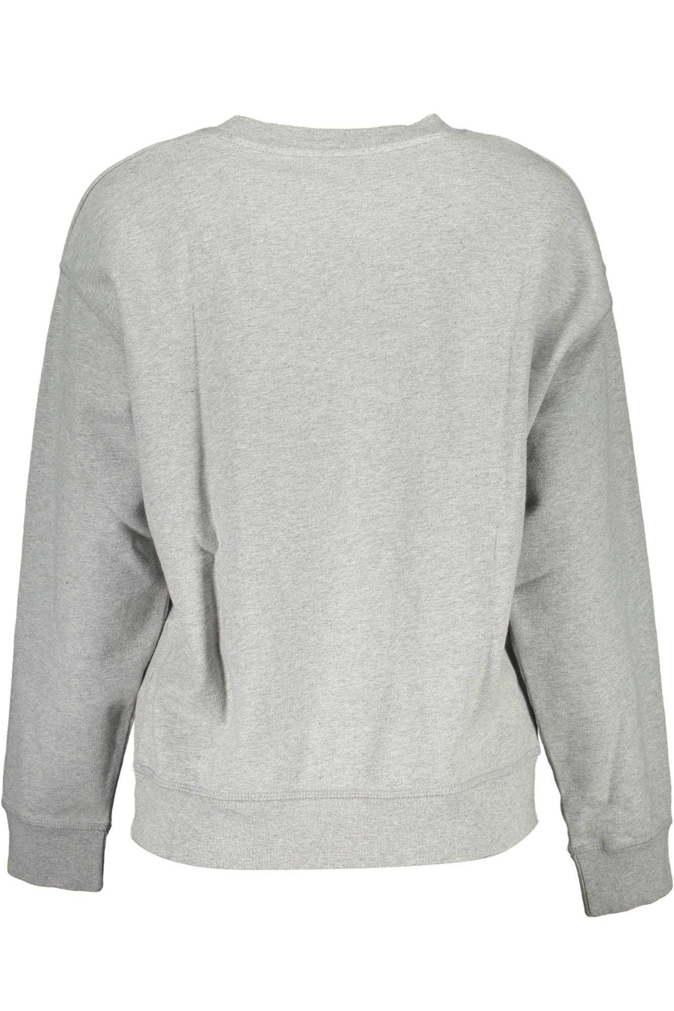 Levi's Chic Gray Cotton Round Neck Sweatshirt - PER.FASHION