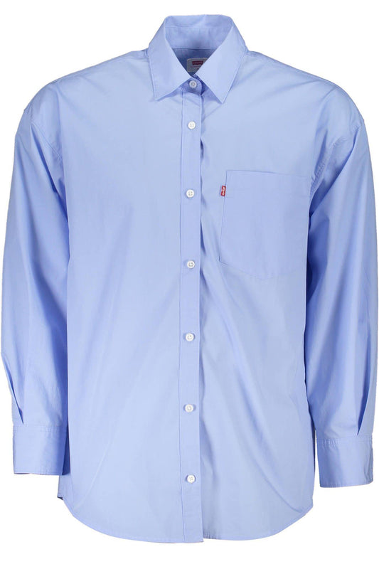 Levi's Elegant Light Blue Long-Sleeved Shirt - PER.FASHION