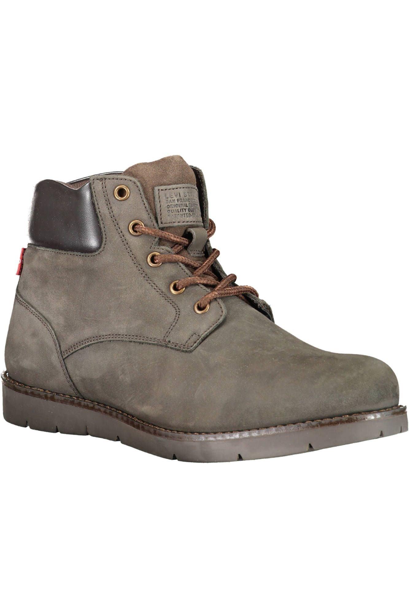 Levi's Rustic Brown Ankle Lace-Up Boots - PER.FASHION