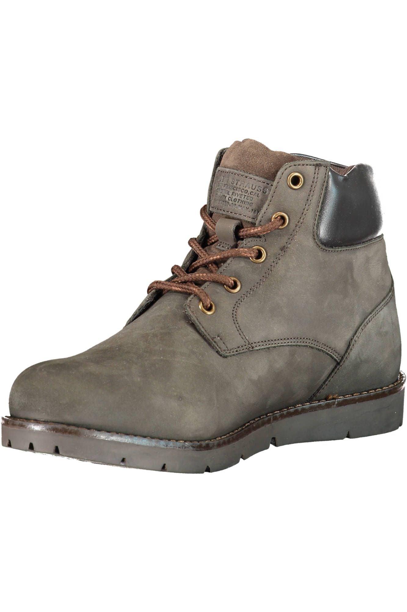 Levi's Rustic Brown Ankle Lace-Up Boots - PER.FASHION