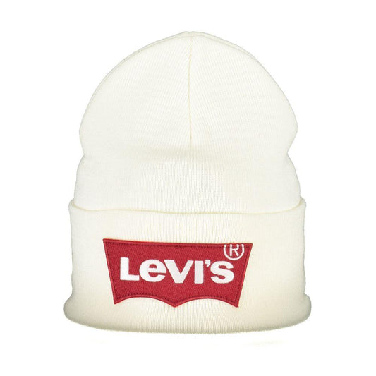 Levi's White Acrylic Hats & Cap - PER.FASHION
