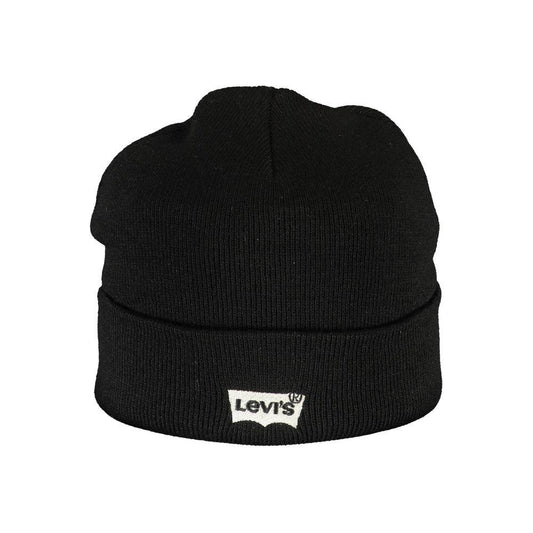 Levi's Black Acrylic Hats & Cap - PER.FASHION