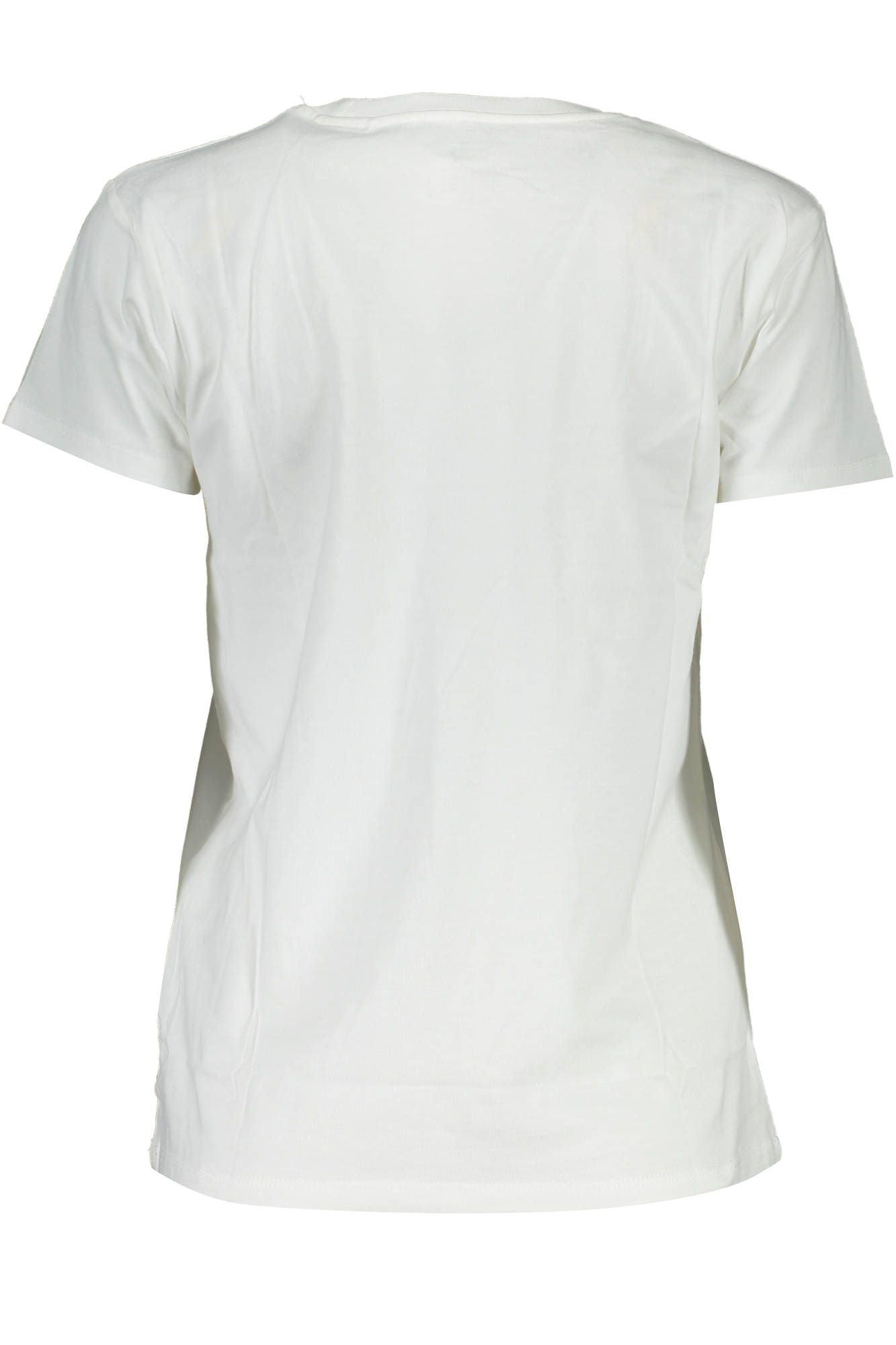 Levi's Chic White Cotton Tee with Iconic Print - PER.FASHION
