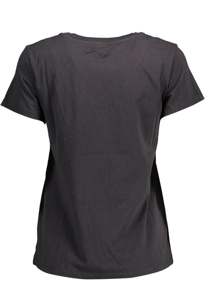 Levi's Chic V-Neck Cotton Tee with Emblematic Appeal - PER.FASHION