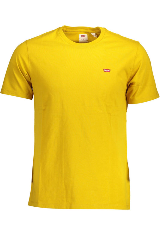 Levi's Sunshine Yellow Cotton Tee with Classic Logo