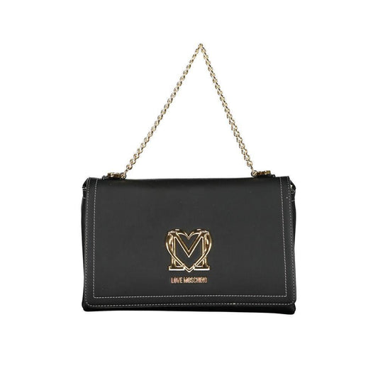 Love Moschino Black Polyethylene Handbag - PER.FASHION