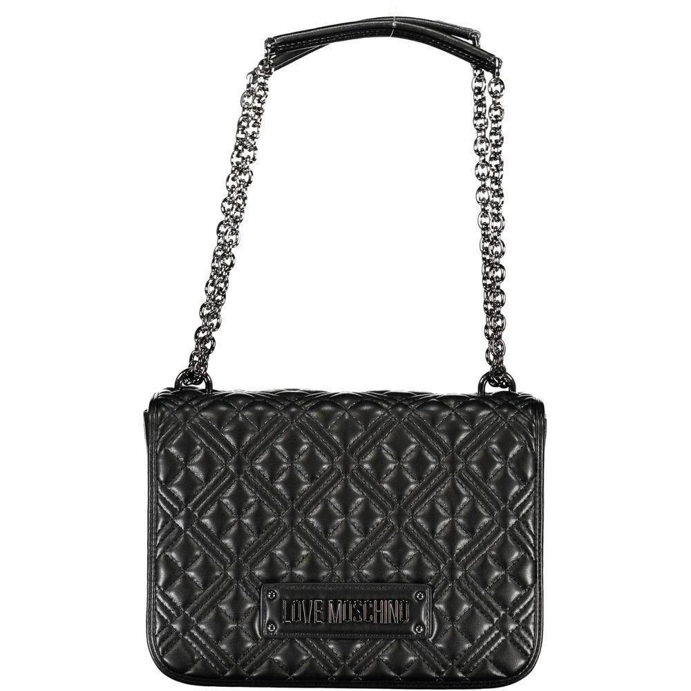 Love Moschino Black Polyethylene Handbag - PER.FASHION