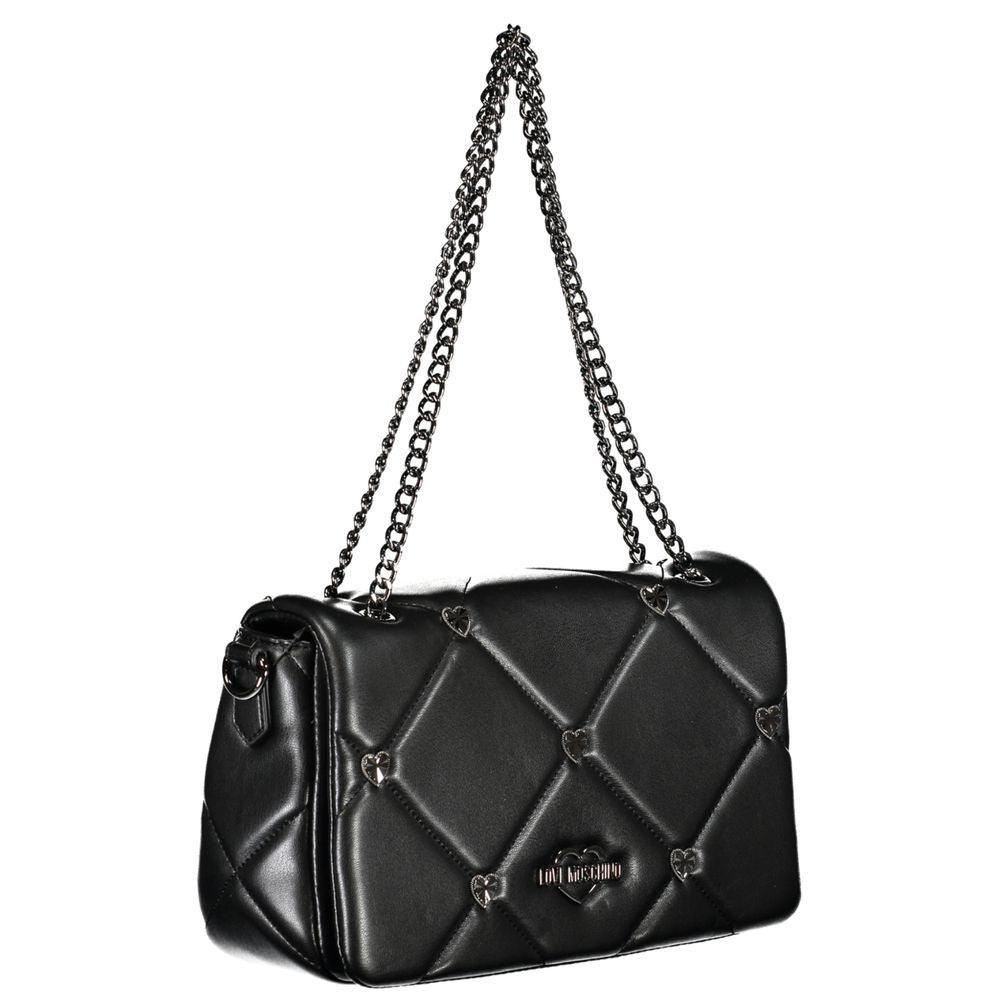 Love Moschino Black Polyethylene Handbag - PER.FASHION