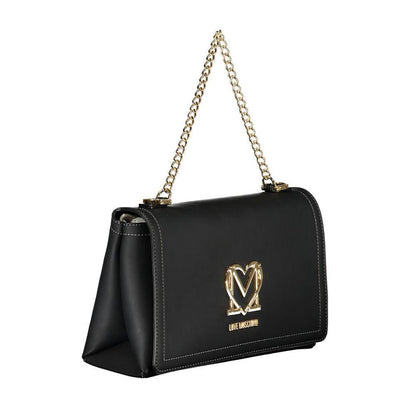 Love Moschino Black Polyethylene Handbag - PER.FASHION