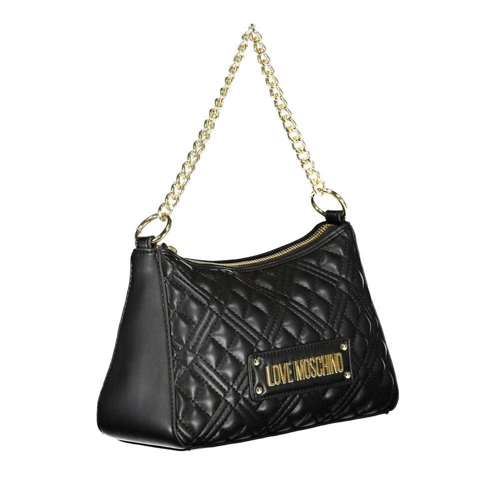 Love Moschino Black Polyethylene Handbag - PER.FASHION