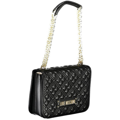 Love Moschino Black Polyethylene Handbag - PER.FASHION