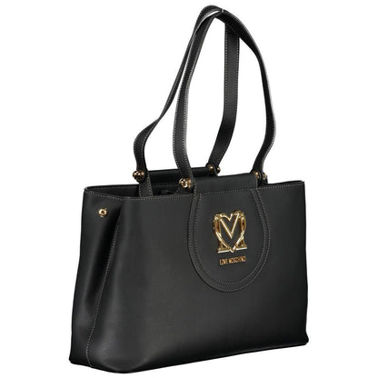 Love Moschino Black Polyethylene Handbag - PER.FASHION