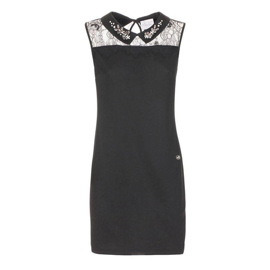 Maison Espin Sleek Black Sleeveless Maxi Dress - PER.FASHION