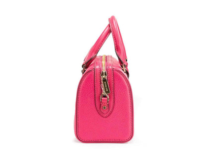 Michael Kors Travel XS Carmine Pink Leather Duffle Crossbody Handbag Purse - PER.FASHION