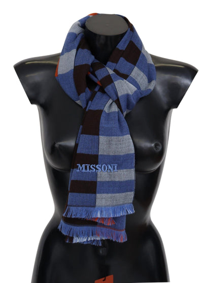 Missoni Chic Multicolor Wool Scarf Unisex Accessory - PER.FASHION