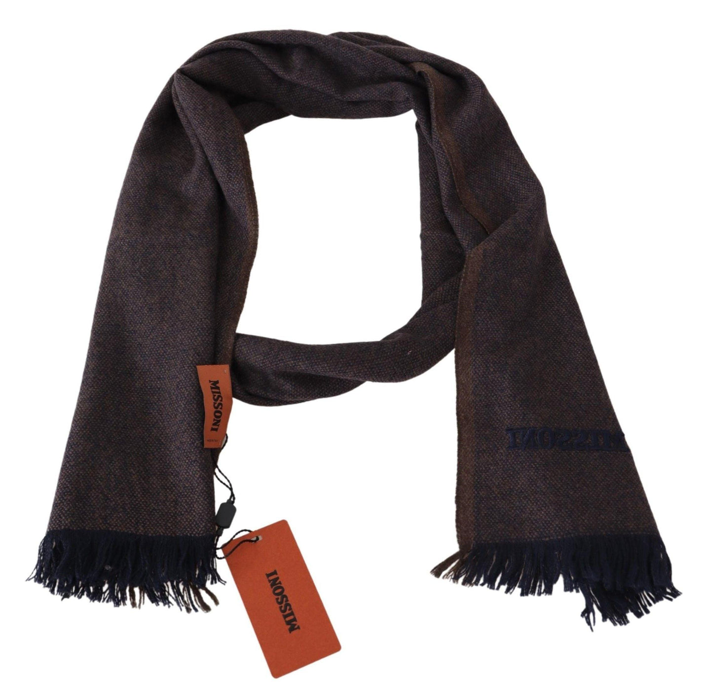 Missoni Elegant Cashmere Unisex Fringed Scarf - PER.FASHION