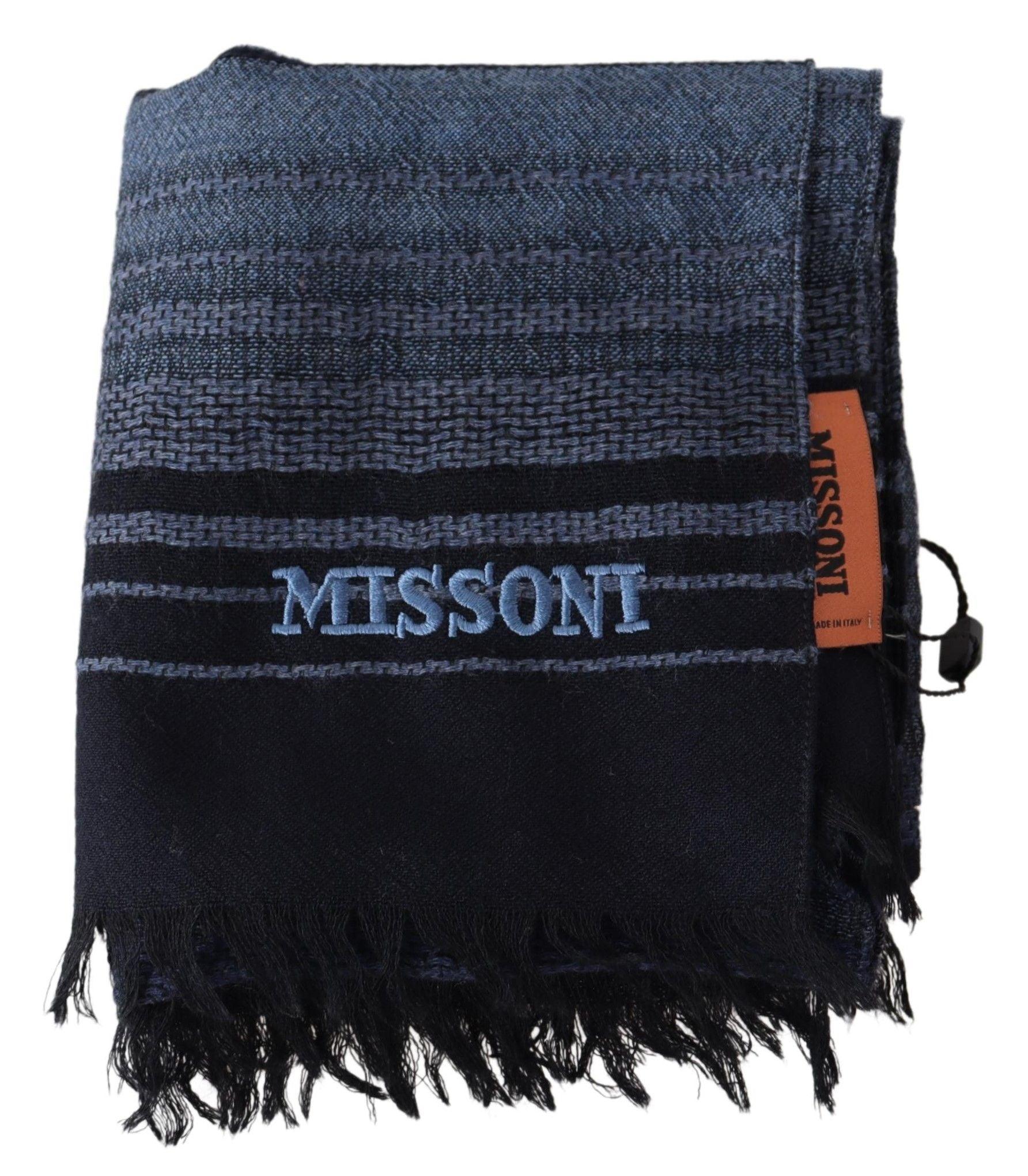 Missoni Elegant Multicolor Patterned Wool Scarf - PER.FASHION