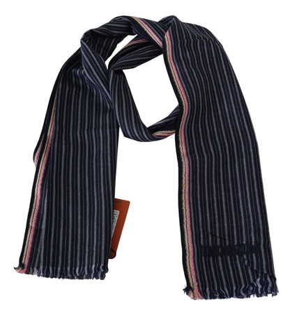 Missoni Elegant Multicolor Wool Scarf with Logo Embroidery - PER.FASHION