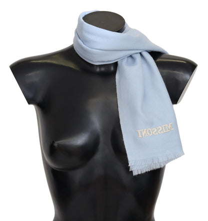 Missoni Luxurious Cashmere Scarf with Logo Embroidery - PER.FASHION
