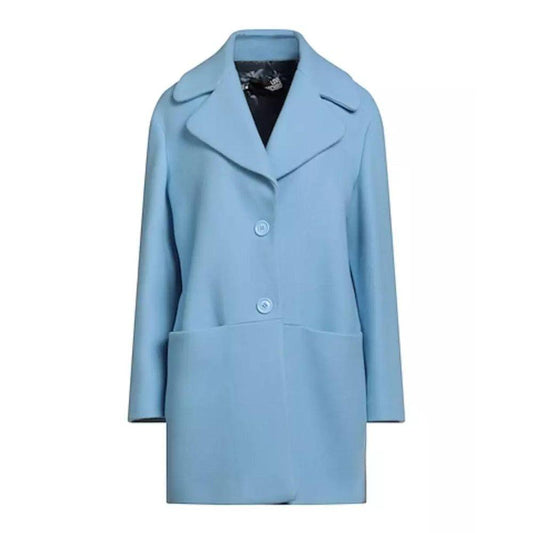 Moschino Light Blue Jackets & Coat - PER.FASHION