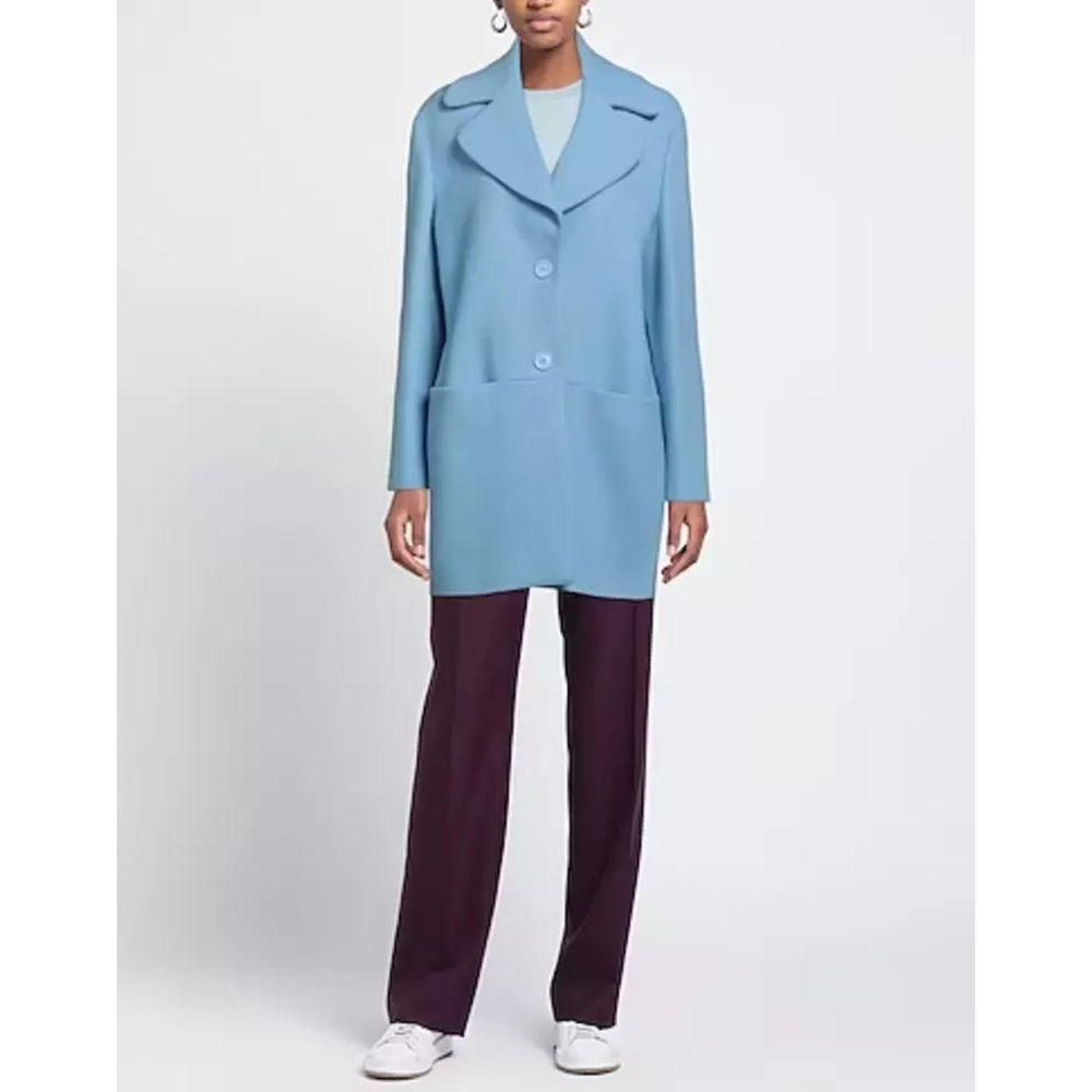 Moschino Light Blue Jackets & Coat - PER.FASHION