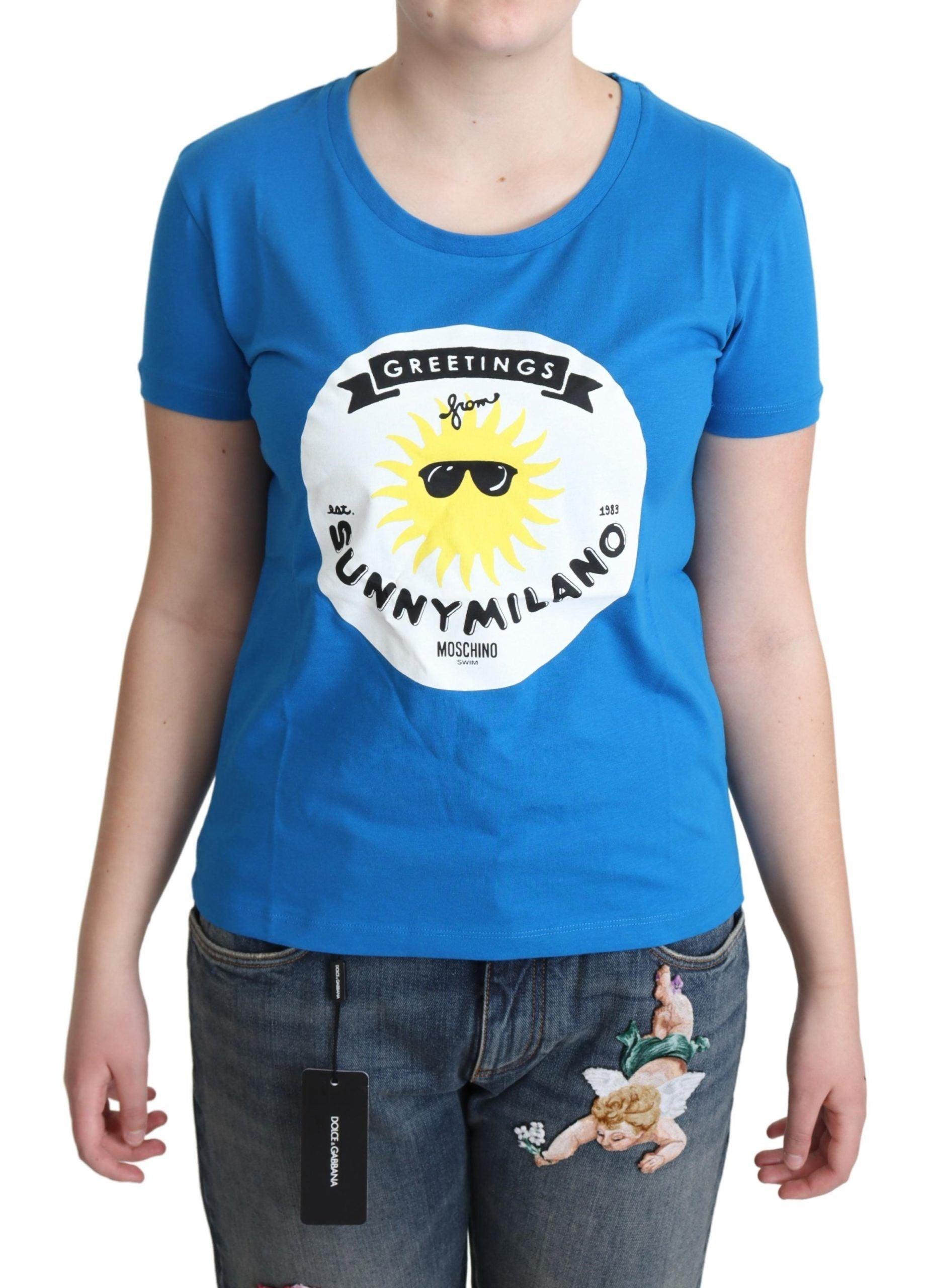 Moschino Sunny Milano Chic Round Neck Tee - PER.FASHION