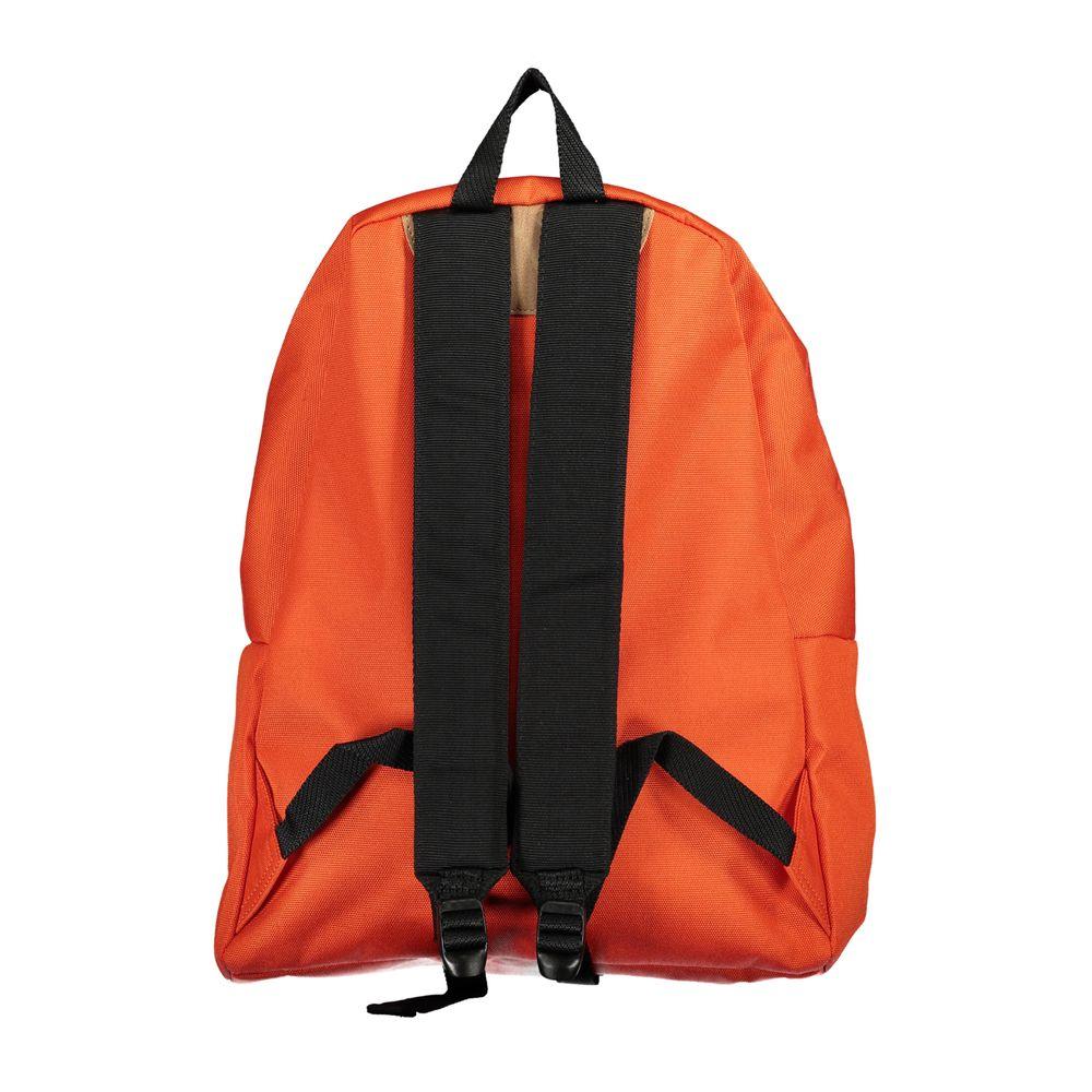 Napapijri Eco-Chic Orange Backpack for the Modern Explorer - PER.FASHION