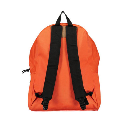 Napapijri Eco-Chic Orange Backpack with Logo Design - PER.FASHION