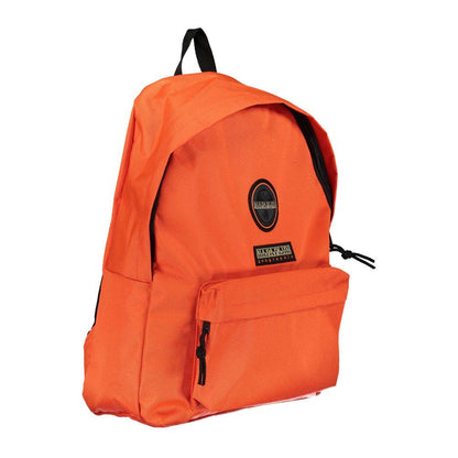 Napapijri Eco-Chic Orange Backpack with Logo Design - PER.FASHION