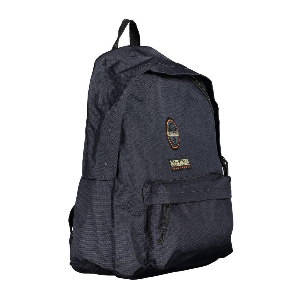 Napapijri Eco-Conscious Chic Blue Backpack - PER.FASHION