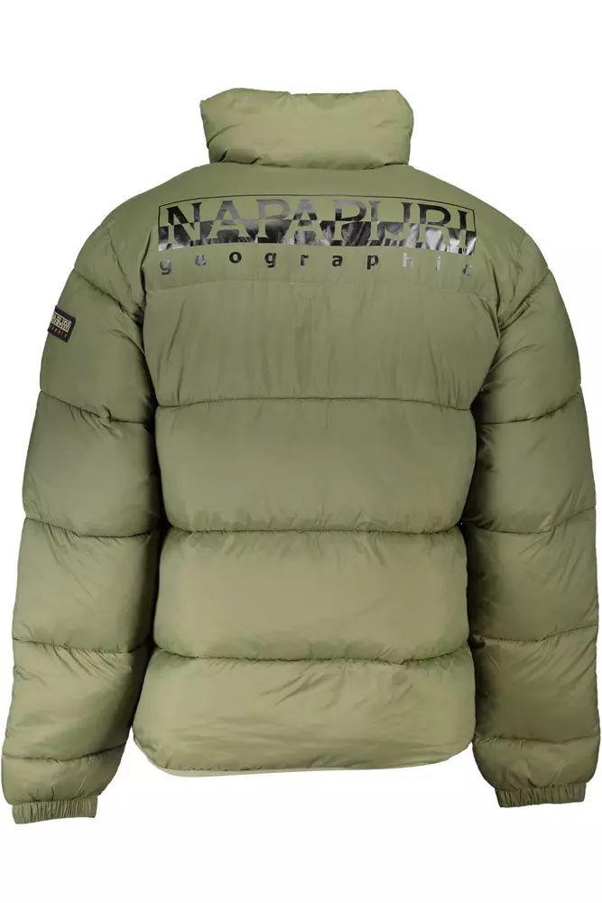 Napapijri Eco-Conscious Long-Sleeved Green Jacket - PER.FASHION